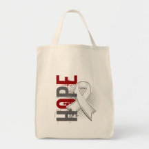 Hope 2 Lung Cancer Canvas Bag