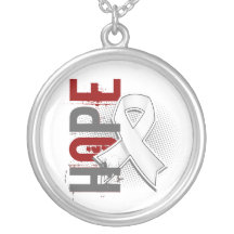 Hope 2 Lung Cancer Personalized Necklace