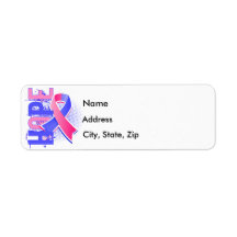 Hope 2 Male Breast Cancer Return Address Label