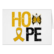 Hope Appendix Cancer Awareness Greeting Card