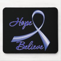Hope Believe Brush Ribbon Anal Cancer