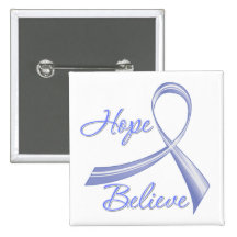 Hope Believe Esophageal Cancer Pin