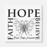 Hope Believe Faith - Brain Tumour Magnet