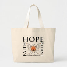 Hope Believe Faith - Leukaemia Bag