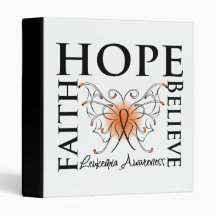 Hope Believe Faith - Leukaemia Binders