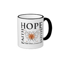 Hope Believe Faith - Multiple Sclerosis Coffee Mugs
