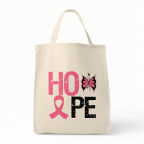 Hope Breast Cancer Awareness Canvas Bag