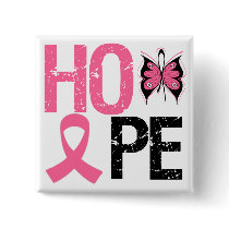 Hope Breast Cancer Awareness Pins