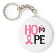 Hope Breast Cancer Awareness Keychain