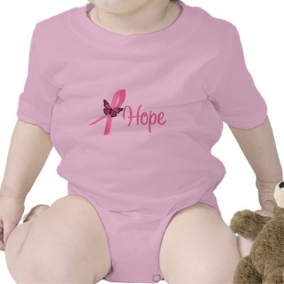 Hope Breast Cancer Awareness T-shirts by cancerapparel