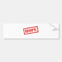 Hope Bumper Sticker