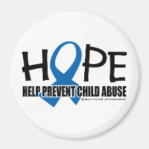 Hope Child Abuse Refrigerator Magnets