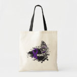Hope Domestic Violence Butterfly Canvas Bag