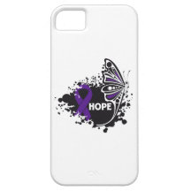Hope Domestic Violence Butterfly iPhone 5 Case
