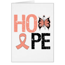 Hope Endometrial Cancer Awareness Greeting Cards
