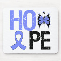 Hope Esophageal Cancer Awareness Mouse Mats