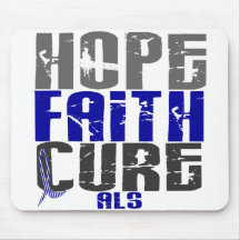 HOPE FAITH CURE ALS MOUSE PADS