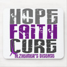 HOPE FAITH CURE ALZHEIMER’S DISEASE MOUSEPAD