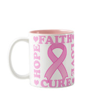 Hope Faith Love Cure Mug