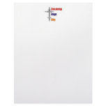 Hope, Faith, Love Personalized Letterhead