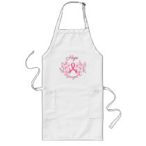 Hope Faith Love Strength Breast Cancer Aprons
