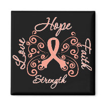 Hope Faith Love Strength Endometrial Cancer