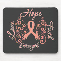 Hope Faith Love Strength Endometrial Cancer