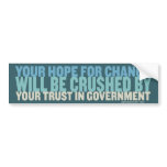 Hope For Change Bumper Sticker