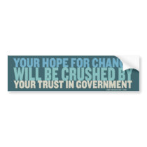 Hope For Change Bumper Sticker