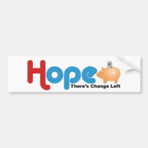 Hope for Change Bumper Sticker