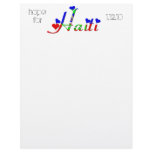 HOPE FOR HAITI Originals 4 Change CHARITY DONATION letterhead
