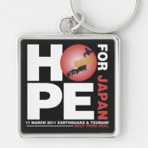 HOPE FOR JAPAN - HELP THEM HEAL KEYCHAIN