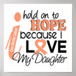 Hope For My Daughter Uterine Cancer posters