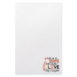 Hope For My Daughter Uterine Cancer stationery