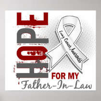 Hope For My Father-In-Law Lung Cancer Posters