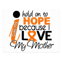 Hope For My Mother Multiple Sclerosis MS Post Cards