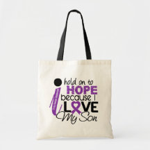 Hope For My Son Cystic Fibrosis Tote Bags