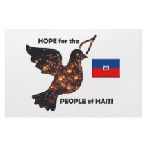 Hope for the People of Haiti - Flag stationery