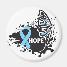 Hope Graves Disease Butterfly Refrigerator Magnet