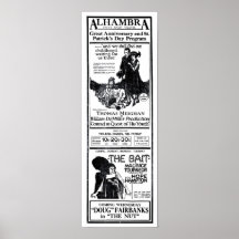 Hope Hampton 1921 vintage movie ads poster