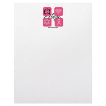 Hope Inspires - Breast Cancer Letterhead
