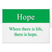 Hope is always an option card