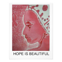 Hope is Beautiful cards Personalized Invitations