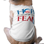 Hope is greater than Romney Fear.png Dog Tee