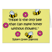 Hope is... greeting card
