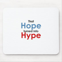 Hope is hype: Anti-Obama Mousepads