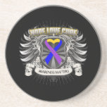 Hope Love Cure - Bladder Cancer Awareness Matters Drink Coaster