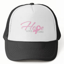 Hope Love Cure Trucker Hats