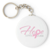 Hope Love Cure Keychains