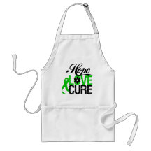 Hope Love Cure KIDNEY CANCER Gifts Apron